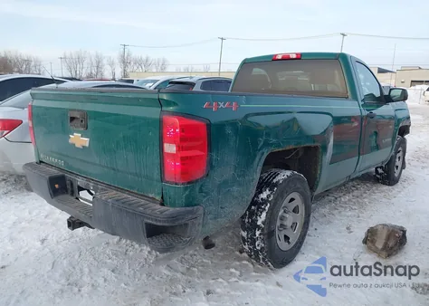 2018 Chevrolet Silverado 1500 Wt z USA, uszkodzony, nr VIN 1GCNKNEH9JZ336948